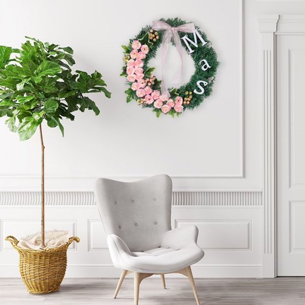decorative flowers & wreaths pink christmas letter rose wreath holiday party home shopping mall window decoration pendant
decorative flowers & wreaths pink christmas letter rose wreath holiday party home shopping mall window decoration pendant