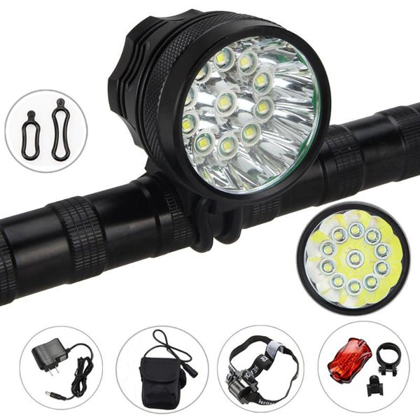 waterproof bright 12000lm 11x xml t6 bike light front bicycel headlight bike accessories +6x18650 battery+rear light
waterproof bright 12000lm 11x xml t6 bike light front bicycel headlight bike accessories +6x18650 battery+rear light
