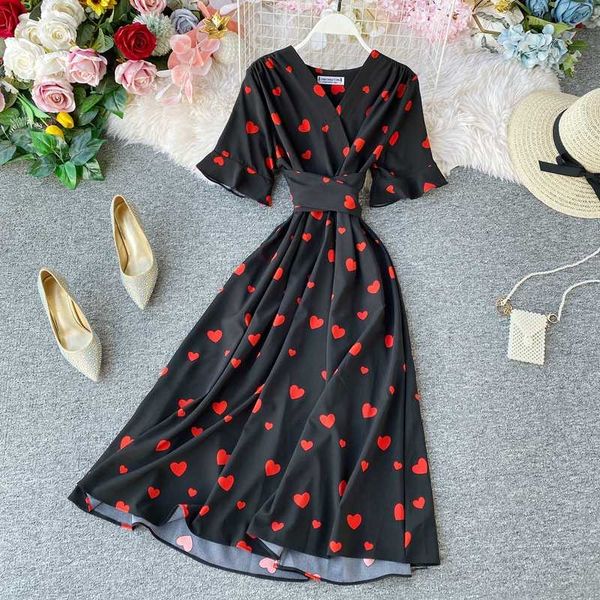 casual dresses 2021 v neck love heart floral print bandage dress summer elegant a-line party midi long women beach holiday, Black;gray
casual dresses 2021 v neck love heart floral print bandage dress summer elegant a-line party midi long women beach holiday, Black;gray
