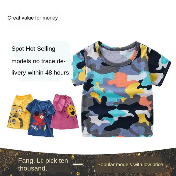 short-sleeved t- cotton summer casual children's and children's and women's cartoon t- shirt half-sleeved baby's shirt, Blue
short-sleeved t- cotton summer casual children's and children's and women's cartoon t- shirt half-sleeved baby's shirt, Blue