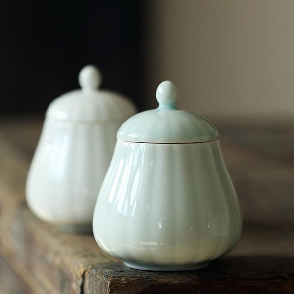 1 pc ceramic jar container sealing flower canister for sealing storage spice sorting container
1 pc ceramic jar container sealing flower canister for sealing storage spice sorting container