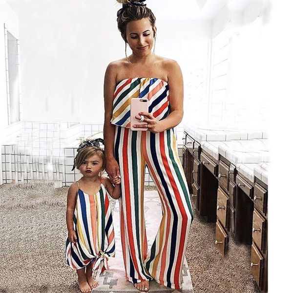 mother daughter clothing set family matching outfits stripe sleeveless family look matching clothes mom and daughter dress, Blue
mother daughter clothing set family matching outfits stripe sleeveless family look matching clothes mom and daughter dress, Blue