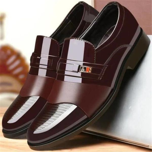 leather shoes men's business formal shoes british sets of foot casual men dress zapatos de hombre men dress leather, Black
leather shoes men's business formal shoes british sets of foot casual men dress zapatos de hombre men dress leather, Black