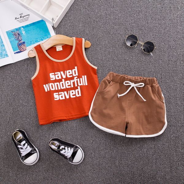 kid baby boy vest letter clothing set casual active toddler t-shirt suit children boys clothes 1 2 3 4 years, White
kid baby boy vest letter clothing set casual active toddler t-shirt suit children boys clothes 1 2 3 4 years, White