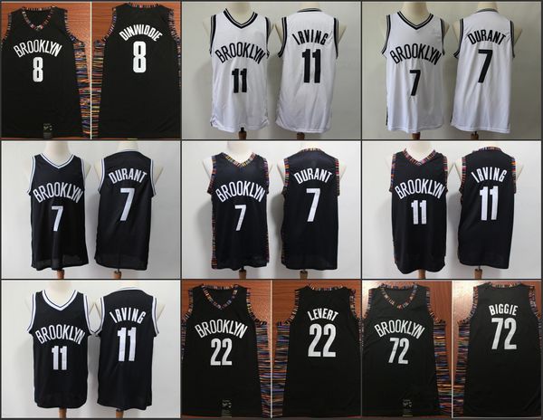 2020 бруклин сети мужчины джерси ирвинг дюрант карис levert спенсер dinwiddie biggie nba swingman баскетбольное, Black
2020 бруклин сети мужчины джерси ирвинг дюрант карис levert спенсер dinwiddie biggie nba swingman баскетбольное, Black