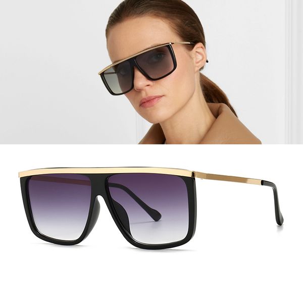 dpz new men's classic metal flat sunglasses trend street shoot modern retro woman glamour sunglasses uv400, White;black
dpz new men's classic metal flat sunglasses trend street shoot modern retro woman glamour sunglasses uv400, White;black