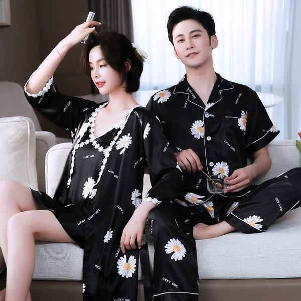9dya6 daisy couple women's summer suspender skirt nightgown two-piece thin short-sleeved men's clothes pajamas home pajamas ice si, Black;brown
9dya6 daisy couple women's summer suspender skirt nightgown two-piece thin short-sleeved men's clothes pajamas home pajamas ice si, Black;brown