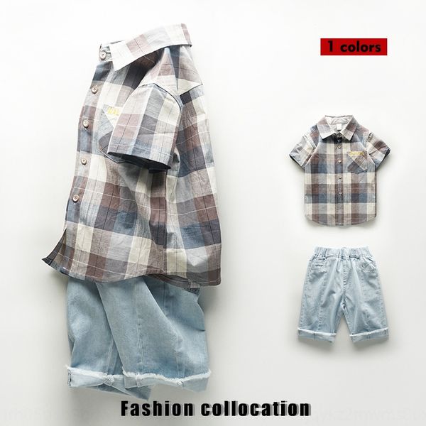 ucheg boys' plaid 2020 summer new medium and large children korean style western style short sleeve shirt shirt trendy children's, White;black
ucheg boys' plaid 2020 summer new medium and large children korean style western style short sleeve shirt shirt trendy children's, White;black