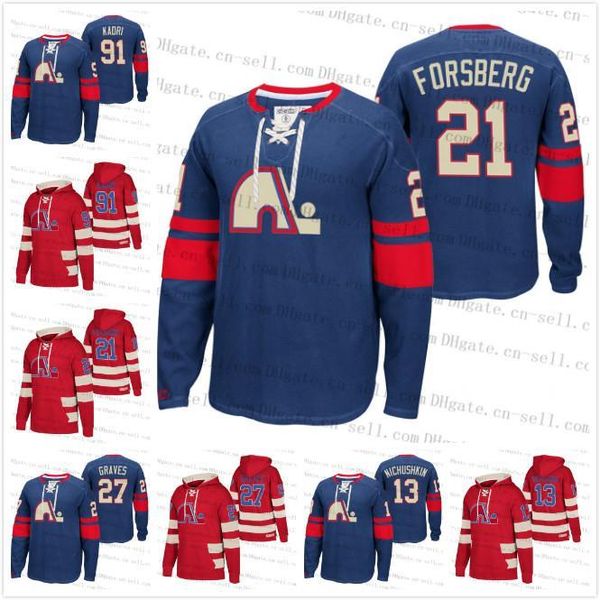 custom quebec nordiques 91 nazem kadri retro pullover red heritage blue hoodie 21 peter forsberg 27 ryan graves valeri nichushkin jerseys, Black;red
custom quebec nordiques 91 nazem kadri retro pullover red heritage blue hoodie 21 peter forsberg 27 ryan graves valeri nichushkin jerseys, Black;red