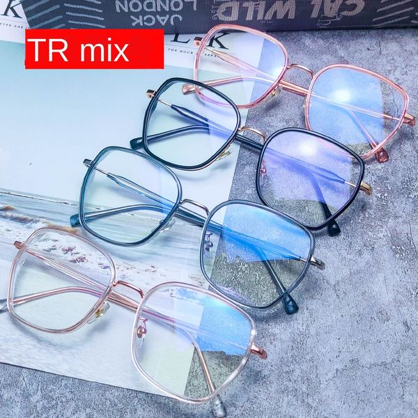 tr90 mixed frame ins wind trend frame anti-blue light myopia glasses macaron color myopia glasses factory, Silver
tr90 mixed frame ins wind trend frame anti-blue light myopia glasses macaron color myopia glasses factory, Silver