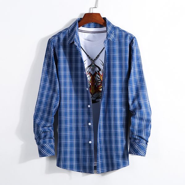 men's casual shirts ucak brand streetwear long sleeve men clothing homme 2021 autumn fashion turn-down collar shirt clothes u6085, White;black
men's casual shirts ucak brand streetwear long sleeve men clothing homme 2021 autumn fashion turn-down collar shirt clothes u6085, White;black