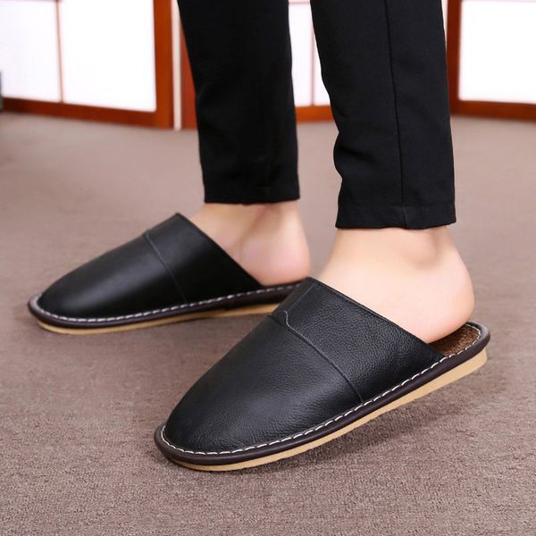 short plush slippers genuine leather home shoes men indoor slippers 2020 fashion classic shoes male winter, Black
short plush slippers genuine leather home shoes men indoor slippers 2020 fashion classic shoes male winter, Black