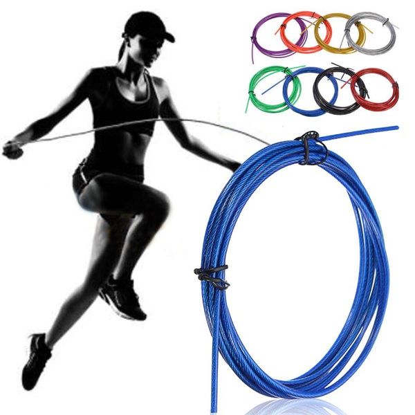 jump ropes steel wire for 3m sparecrossfit fitness rope replaceable cable metal speed skipping
jump ropes steel wire for 3m sparecrossfit fitness rope replaceable cable metal speed skipping