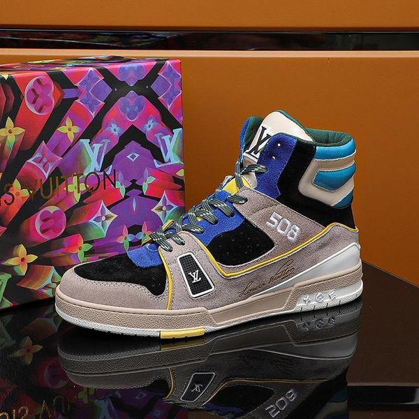 2020 luxury designer mens casual sport shoes, personality wild high mens casual shoes breathable sport shoes eur 38-46 0193, Black
2020 luxury designer mens casual sport shoes, personality wild high mens casual shoes breathable sport shoes eur 38-46 0193, Black