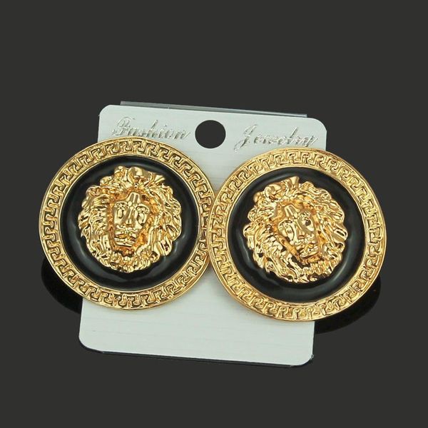 hip hop study earring europe and the united states exaggerated fashion high-quality alloy lion head women's earrings nightclub, Golden;silver
hip hop study earring europe and the united states exaggerated fashion high-quality alloy lion head women's earrings nightclub, Golden;silver