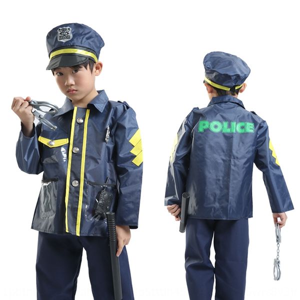 new children's police clothing kindergarten small traffic police suit cosplay stage role playing children's uniform, Black;red
new children's police clothing kindergarten small traffic police suit cosplay stage role playing children's uniform, Black;red