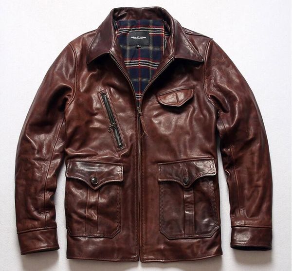 uncoated batik brown horse leather jackets newsboy 2020 retro japanese style men casual motorcycle leather jacket, Black
uncoated batik brown horse leather jackets newsboy 2020 retro japanese style men casual motorcycle leather jacket, Black