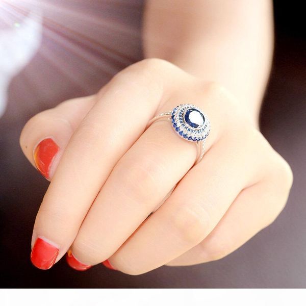 luxury eternity blue sapphie diamond crystal band rings engagement wedding gift for women and love 3 layers zircon inset, Golden;silver
luxury eternity blue sapphie diamond crystal band rings engagement wedding gift for women and love 3 layers zircon inset, Golden;silver
