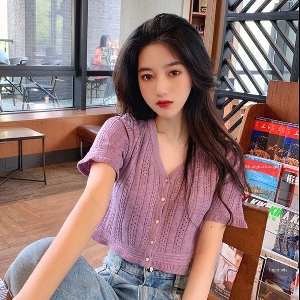 fezjq purple cardigan for women 2020 summer new ins internet red foreign style hollow-out knitted short-sleeved t-shirt t-shirt wool woo, White;black
fezjq purple cardigan for women 2020 summer new ins internet red foreign style hollow-out knitted short-sleeved t-shirt t-shirt wool woo, White;black