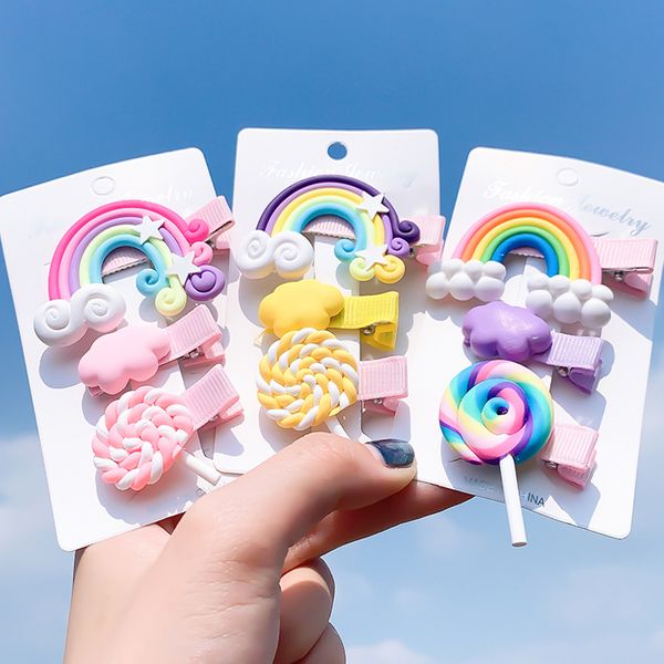 3pcs rainbow lollipop cute children hairpin hair clip set for baby girls hair accessories colorful ornament kid childs headdress, Slivery;white
3pcs rainbow lollipop cute children hairpin hair clip set for baby girls hair accessories colorful ornament kid childs headdress, Slivery;white