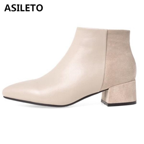 asileto autumn women mid-calf boots pointed toe square heel pu zipper patchwork big size 33-43 black white date casual s1959
asileto autumn women mid-calf boots pointed toe square heel pu zipper patchwork big size 33-43 black white date casual s1959