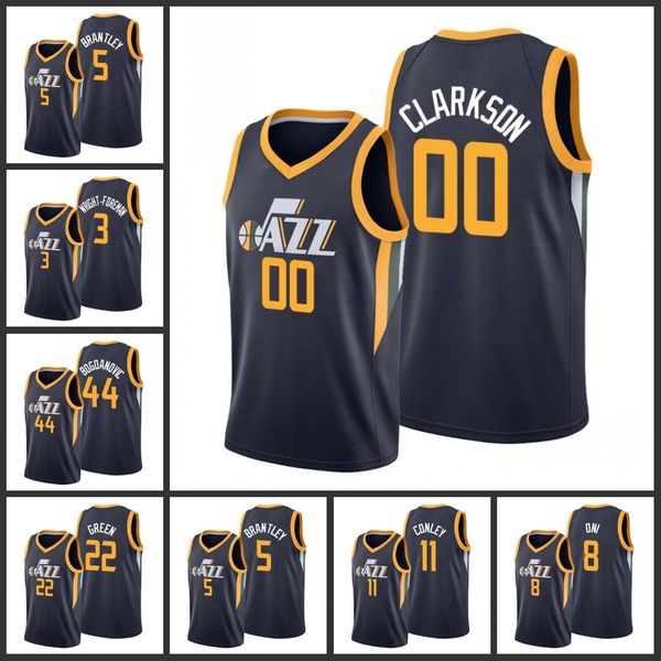 Utah Jazz Jarrell Brantley Justin Wright-Foreman Bojan Bogdanovic Miye Oni Clarkson 2019-20 Hardwood Jersey
Utah Jazz Jarrell Brantley Justin Wright-Foreman Bojan Bogdanovic Miye Oni Clarkson 2019-20 Hardwood Jersey