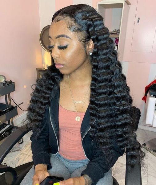 deep wave bundles with lace closure human hair 3 bundles with closure non-remy brazilian hair weave bundles lanqi, Black
deep wave bundles with lace closure human hair 3 bundles with closure non-remy brazilian hair weave bundles lanqi, Black