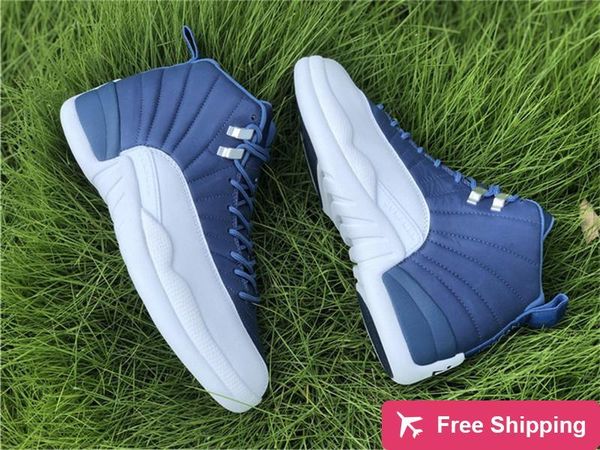 authentic 12 indigo stone blue legend blue obsidian basketball shoes men real carbon fiber 12s outdoor sneakers sports with original box
authentic 12 indigo stone blue legend blue obsidian basketball shoes men real carbon fiber 12s outdoor sneakers sports with original box