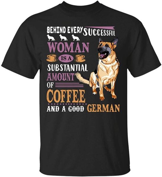 

t shirt men women for woman drink coffee and shepherd german dog this tee has 5xl 5xl size tshirt short-sleeved tee shirt, White;black