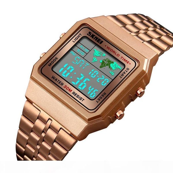 new mens sports watches fashion skmei countdown chrono digital watch led electronic waterproof clock men relogio masculino, Slivery;brown
new mens sports watches fashion skmei countdown chrono digital watch led electronic waterproof clock men relogio masculino, Slivery;brown