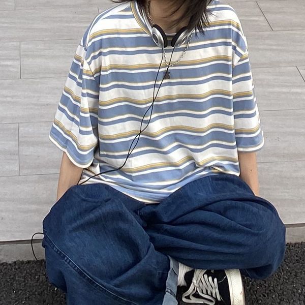 summer harajuku striped t shirt 90s streetwear ulzzang korean tshirt for women ladies clothes tee hip hop clothing, White
summer harajuku striped t shirt 90s streetwear ulzzang korean tshirt for women ladies clothes tee hip hop clothing, White