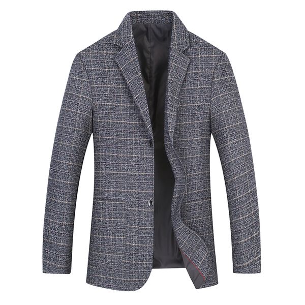 blazer suit jacket casual fashion suit young men's plaid single-piece jacket slim business spring and autumn, White;black
blazer suit jacket casual fashion suit young men's plaid single-piece jacket slim business spring and autumn, White;black