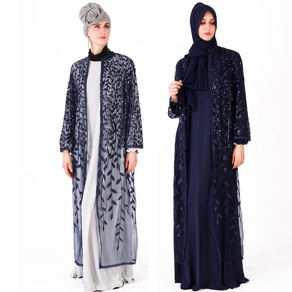 plus size long robe kimono mujer 2019 abaya dubai muslim women mesh leaves sequin kimono cardigan blouse roupas feminina clothes
plus size long robe kimono mujer 2019 abaya dubai muslim women mesh leaves sequin kimono cardigan blouse roupas feminina clothes
