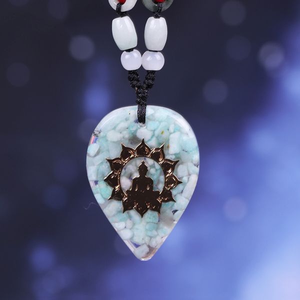 orgonite energy pendant ite reiki necklace necklace glamour jewelry for woman adjustable necklace cx200721, Silver