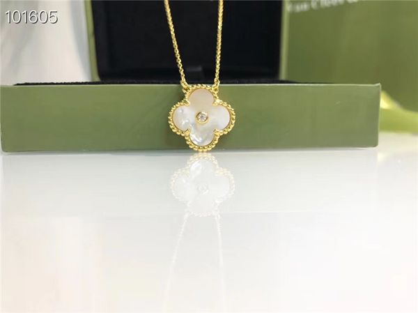 2020 new wave sided clover titanium steel mesh necklace female does not fade red neck pendant jewelry accessories temperament, Silver 
2020 new wave sided clover titanium steel mesh necklace female does not fade red neck pendant jewelry accessories temperament, Silver