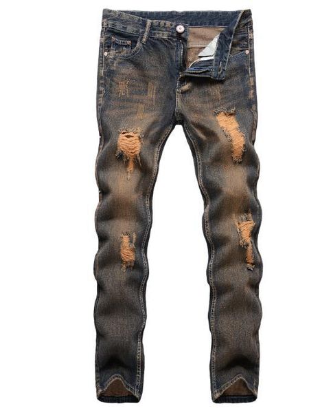 new street fashion pants mens ripped washed denim jeans zipper design distressed skinny biker jeans hip hop denim jeans plus size, Blue
new street fashion pants mens ripped washed denim jeans zipper design distressed skinny biker jeans hip hop denim jeans plus size, Blue