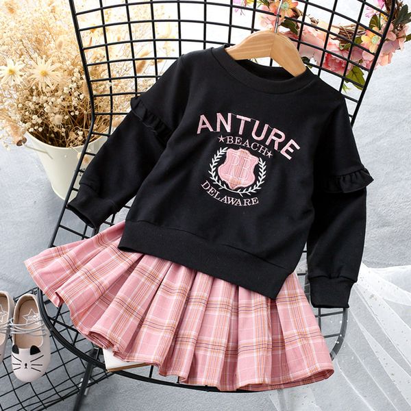 children clothes autumn winter baby girls clothes set +plaid skirt tracksuit suit kids for toddler girl outfits 7-8y, White
children clothes autumn winter baby girls clothes set +plaid skirt tracksuit suit kids for toddler girl outfits 7-8y, White