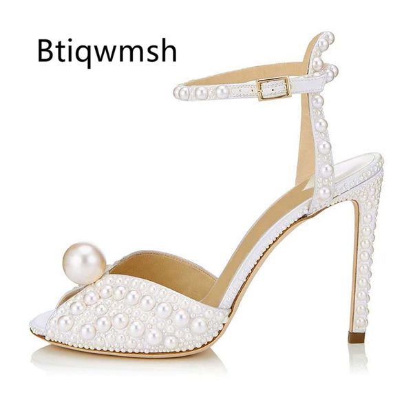 white pearl sandals women open toe big rhinestone ankle strap high heel shoes woman luxury wedding shoes, Black
white pearl sandals women open toe big rhinestone ankle strap high heel shoes woman luxury wedding shoes, Black
