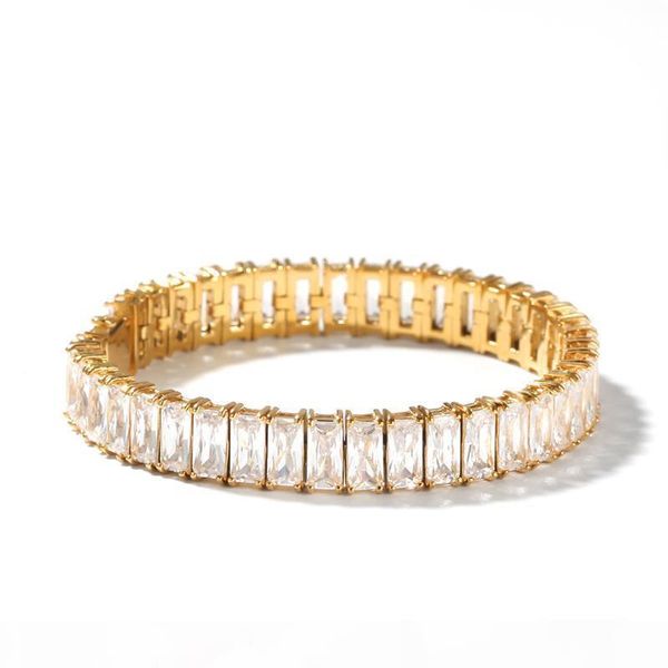 Men Bracelet 316L Stainless Steel Yellow Gold Plated Full Top CZ Bracelet Chain for Men Nice Gift
Men Bracelet 316L Stainless Steel Yellow Gold Plated Full Top CZ Bracelet Chain for Men Nice Gift