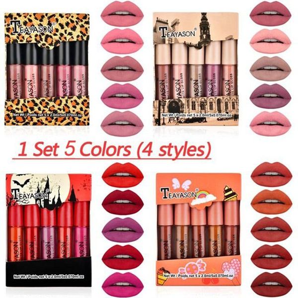 5 sets of waterproof lipsticks, vampire lipsticks, matte velvet lipsticks, cosmetics, long lasting
5 sets of waterproof lipsticks, vampire lipsticks, matte velvet lipsticks, cosmetics, long lasting