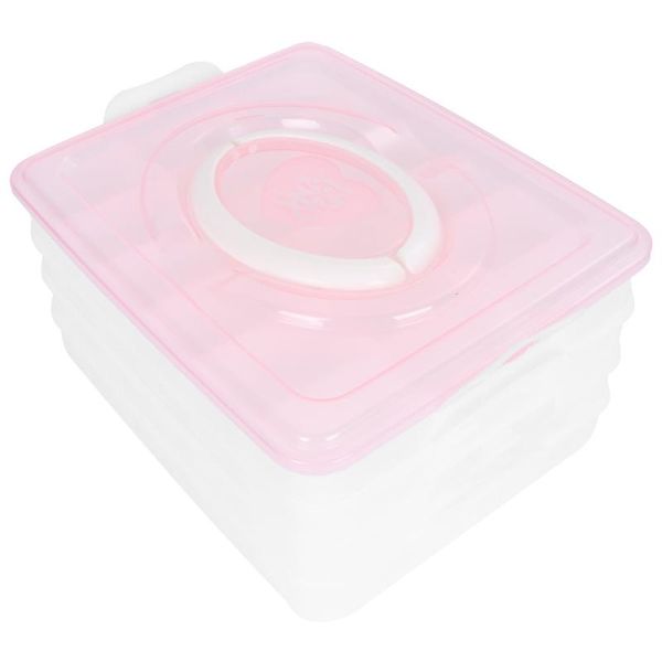 storage bottles & jars refrigerator fresh-keeping plastic case four layers portable dumpling box container holder organizer (pink)
storage bottles & jars refrigerator fresh-keeping plastic case four layers portable dumpling box container holder organizer (pink)