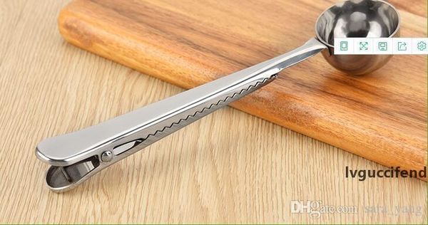 50pcs clip coffee scoop stainless steel coffee measuring spoon with bag seal clip ice cream fruit tools kitchen accessories
50pcs clip coffee scoop stainless steel coffee measuring spoon with bag seal clip ice cream fruit tools kitchen accessories