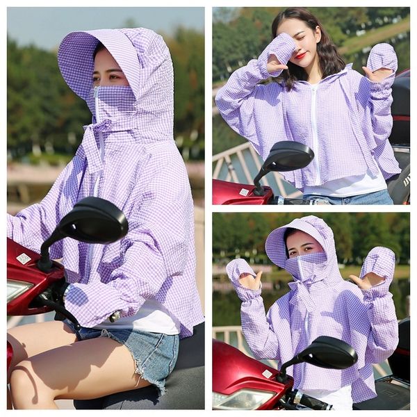 new women's shawl hat electric bicycle bicycle outdoor cycling short sunscreen electric car sunscreen clothes outside, Blue;gray
new women's shawl hat electric bicycle bicycle outdoor cycling short sunscreen electric car sunscreen clothes outside, Blue;gray