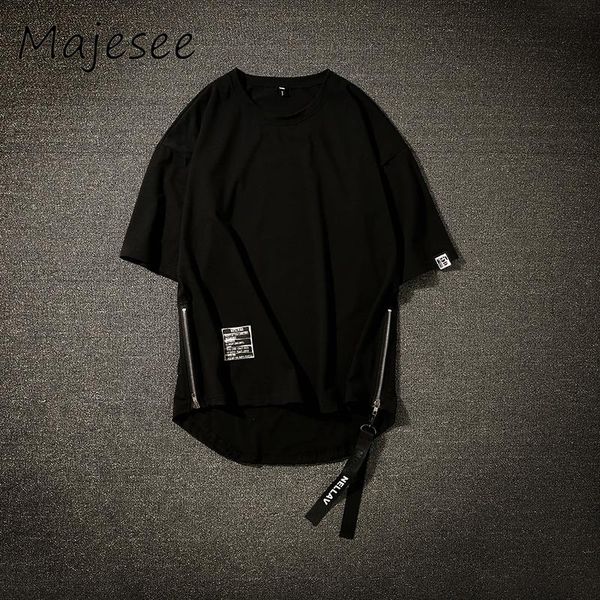 harajuku men 5 quarter sleeve t-shirts bf hip-hop summer mens t-shirt chic korean style thin breathable loose male zipper, White;black
harajuku men 5 quarter sleeve t-shirts bf hip-hop summer mens t-shirt chic korean style thin breathable loose male zipper, White;black