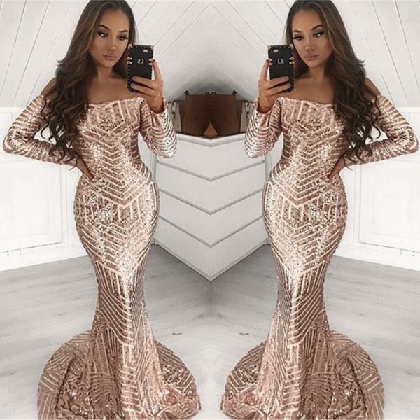 glitz gold sequined aso ebi african prom dresses mermaid off shoulder long sleeves evening formal gowns pageant celebrity dress, Black
glitz gold sequined aso ebi african prom dresses mermaid off shoulder long sleeves evening formal gowns pageant celebrity dress, Black