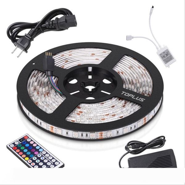 Waterproof Strips IP65 5M 300 Leds 5050 RGB Led Strips 60 leds + Remote controller +12V 5A power supply EU US AU UK Plug
Waterproof Strips IP65 5M 300 Leds 5050 RGB Led Strips 60 leds + Remote controller +12V 5A power supply EU US AU UK Plug