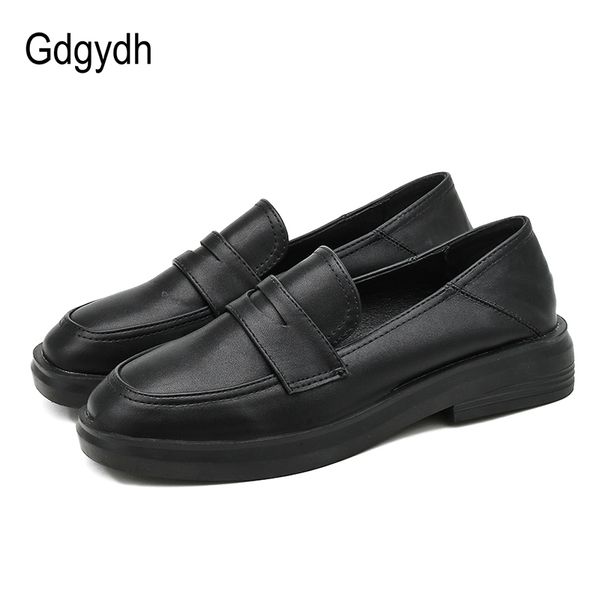 gdgydh 2020 autumn women loafers with flat heel round toe platform female single shoes casual slip-on laides shoes, Black
gdgydh 2020 autumn women loafers with flat heel round toe platform female single shoes casual slip-on laides shoes, Black