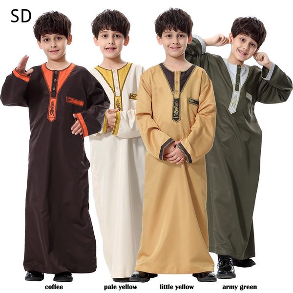 children abaya for boys oman arabic qatar muslim kids hijab robe caftan marocain ramadan saudi arabia islamic clothing, Red
children abaya for boys oman arabic qatar muslim kids hijab robe caftan marocain ramadan saudi arabia islamic clothing, Red