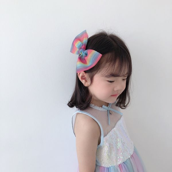 yqwcg cartoon korean style rainbow accessories butterfly headdress striped children's bow side clip hair clip hair accessories headdres, Slivery;white
yqwcg cartoon korean style rainbow accessories butterfly headdress striped children's bow side clip hair clip hair accessories headdres, Slivery;white
