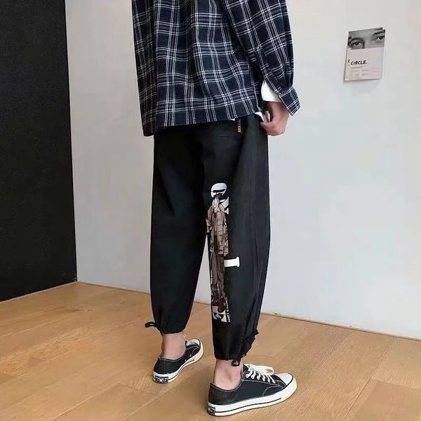 japan men ankle banded pants male tide brand function tactic paratroopers overalls youth leisure fashion casual trousers joggers, Black
japan men ankle banded pants male tide brand function tactic paratroopers overalls youth leisure fashion casual trousers joggers, Black